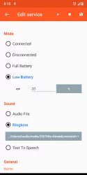 Battery Sound Notification