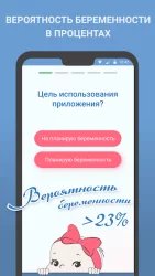Женский календарь месячных, овуляции