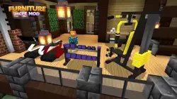 Furniture Mod For Minecraft - мод на мебель
