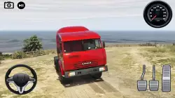 Driving KAMAZ Truck