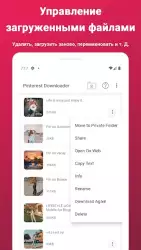 Загрузчик видео для Pinterest