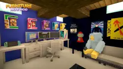 Furniture Mod For Minecraft - мод на мебель