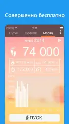 Шагомер: счетчик шагов