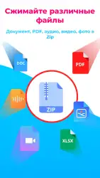 Aрхиваторы Zip Rar распаковщик